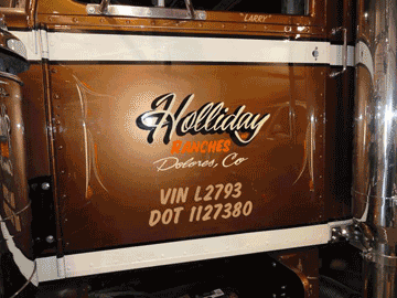 Hand Lettered 1953 Peterbillt