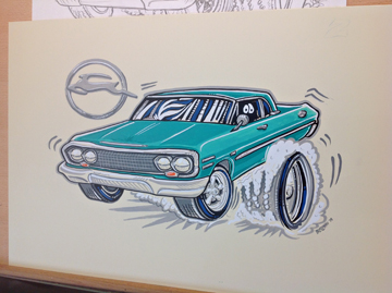 1963 Impala Cartoon