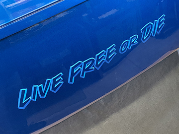 Faux Embossed Lettering